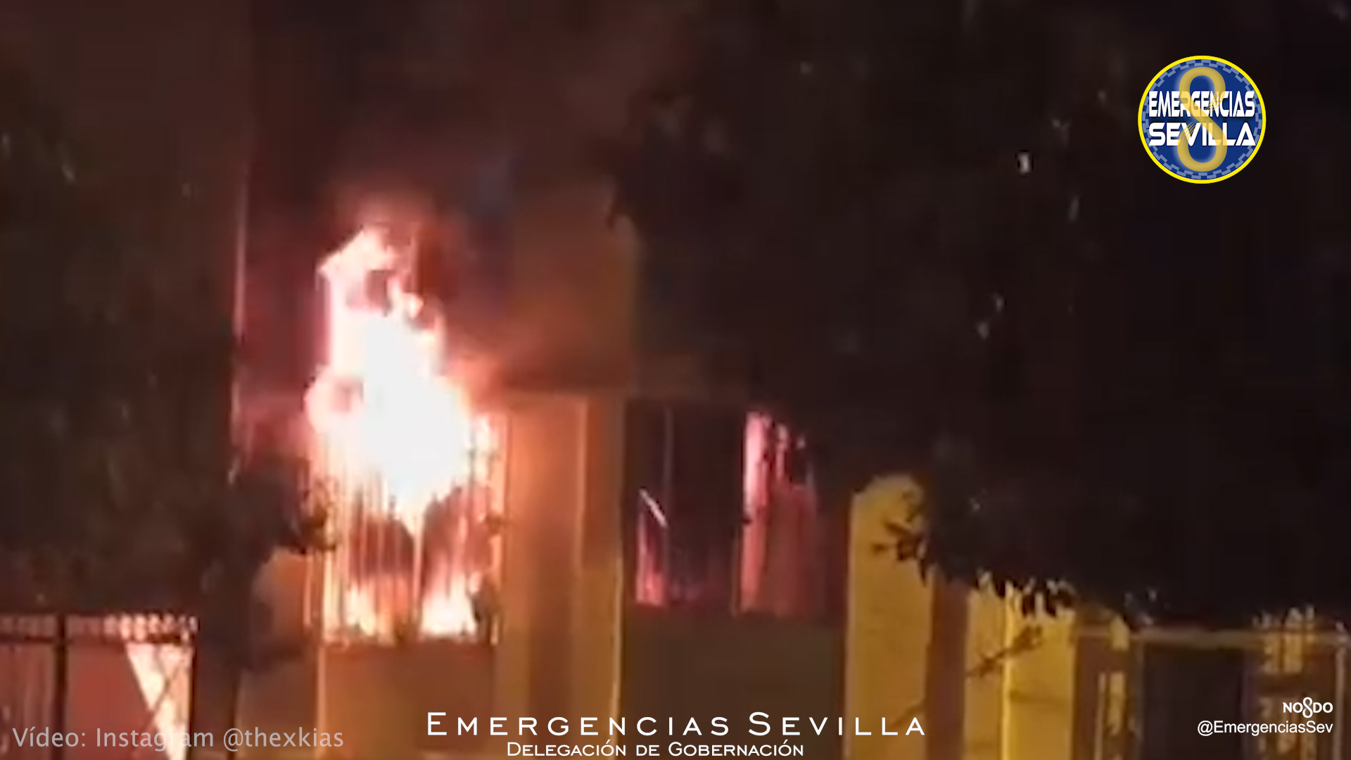 Muere un anciano impedido de 71 años en un incendio en Sevilla