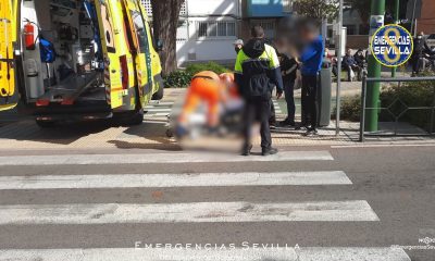 Atropellan a una joven que cruzaba un paso de peatones en Sevilla